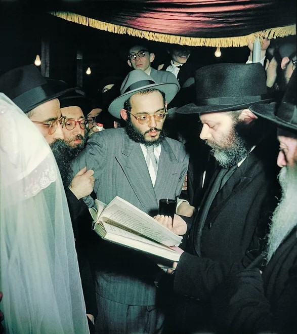 תשי"ד, בחתונת ר' דוד ע"ה ראסקין